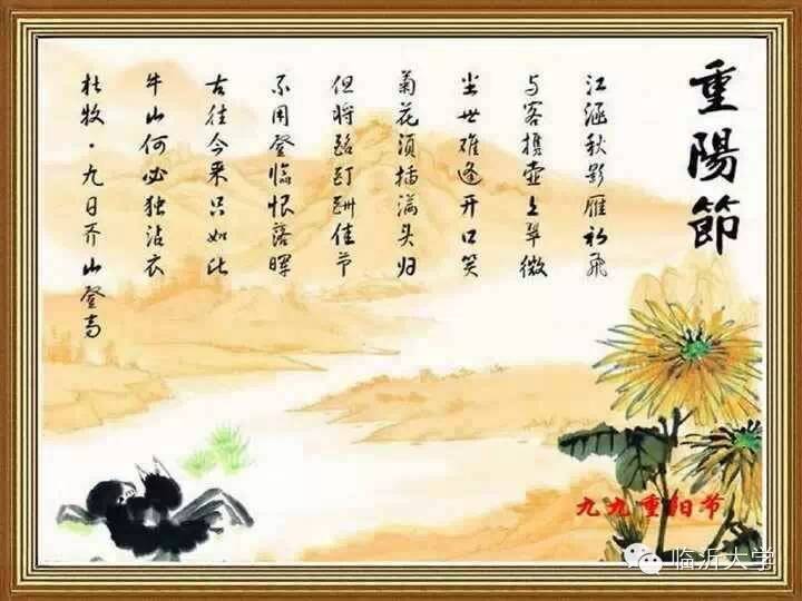 重阳节寄怀，七律寄情诗