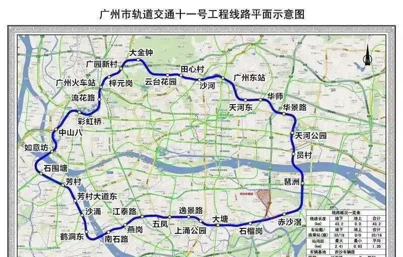 广州地铁11号线开通，城市脉络再延伸